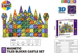 3D magnetinių blokelių rinkinys 93 vnt