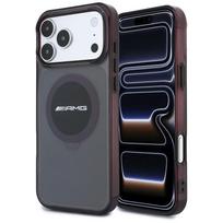 Case AMG IML Transparent Bicolor Block MagSafe for iPhone 18 Pro Max / 17 Pro Max black/burgundy