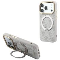 Case Guess Ring Stand 360 4G Classic Logo MagSafe for iPhone 18 Pro / 17 Pro pink