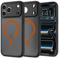 Spigen Ultra Hybrid Mag MagSafe Case for iPhone 18 Pro Max / 17 Pro Max black-orange