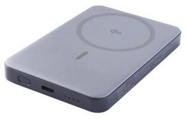 Išorinė baterija DELTACO 5000 mAh su stovu, magnetiniu tvirtinimu ir Qi2 belaidžiu įkrovimu/PB-Q1008