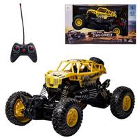 Nuotoliniu būdu valdomas visureigis, RC automobilis, Cross-Country, geltonos spalvos