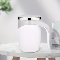 Kokteilinė Įkraunamas automatinis maišymo kavos puodelis, baltas, 380 ml, namams / biurui