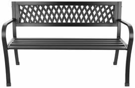 Lauko suoliukas G-408, juoda sp., 125 cm x 53 cm x 77 cm