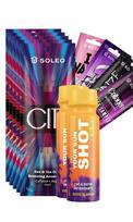 Soleo City 5x15 ml bronzeris su įdegio greitintuvu ir nemokamomis dovanomis