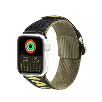 Dux Ducis Outdoor Version smartwatch strap for Apple Watch Ultra/SE/1/2/3/4/5/6/7/8/9 (42/44/45/49 mm) | Nylon | yellow