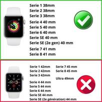 Išmanusis laikrodis [Suderinčios Apple iWatch 40 mm] Silikoninė juosta Tamsiai mėlyna Lanksti Dydis S-M Sportinė Unisex Laikrodžio pakeitimas