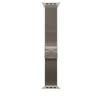 Laikrodžio dirželis Apple Titanium Milanese Loop, 49 mm Small, natural sp.