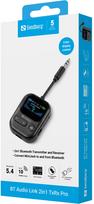 Bluetooth siųstuvas Sandberg BT Audio Link 2in1 TxRx Pro 450-14 3.5 mm Male (vyriška), juoda sp.