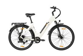 TTGO C3 SE miesto elektrinis dviratis 28'', baltas