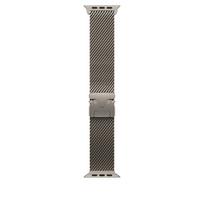 Laikrodžio dirželis Apple Titanium Milanese Loop, 49 mm Small, natural sp.