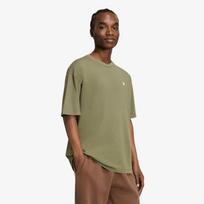 adidas Trefoil Essentials Washed Loose Dropped Shoulder T-Shirt Olive Strata - Dydis S (KY5380 Marškinėliai)