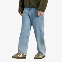 Jeansy adidas Firebird Adicolor Denim Jeans MID-RISE Straight Leg Worn Blue Denim - Dydis 32 (KS4966 Kelnės)