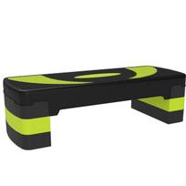 Aerobikos stepas, aukštis reguliuojamas 10/15/20 cm, žalias, 150 kg