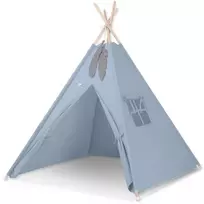 Vaikų teepee palapinė Bobono - pastelinė mėlyna