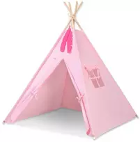 Vaikų teepee palapinė Bobono rožinė