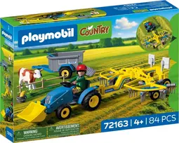 Playmobil Traktorius su šieno vartytuvu