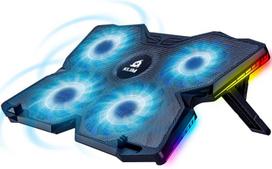 „Ice Magic 2 PRO“ nešiojamojo kompiuterio aušintuvas, spalvingas, reguliuojamo greičio