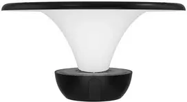 20W LED lauko šviestuvas su saulės baterija, juodos/baltos sp., 3000/4000/6000K