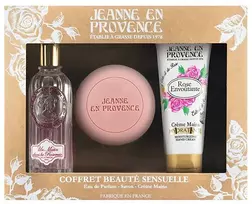 Jeanne En Provence Beauté Sensuelle dovanų rinkinys EDP 60 ml, kietas muilas 100 g ir rankų kremas 75 ml