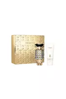 Rinkinys Paco Rabanne: „Fame“ drėkinamasis kūno losjonas, 100 ml + „Fame“ kvapusis vanduo moterims, 80 ml