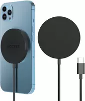 Accezz belaidis įkroviklis USB-C – belaidis MagSafe ir Qi2 įkroviklis – 1 metras – juodas