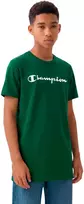 Marškinėliai vaikams Champion SS Tee žalia 307322 GS559 (M)