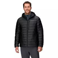 Vyriška pūkinė striukė Marmot Highlander Hoody - Juoda - XL
