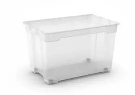 KETER DĖŽĖ 52L R-BOX 56x38x36cm XL SKAIDRI