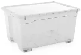 KETER DĖŽĖ 140L R-BOX 77x58x41cm SKAIDRI