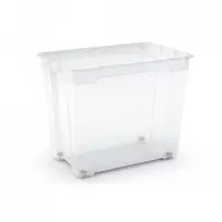 KETER DĖŽĖ 76L R-BOX 56x38x47cm SKAIDRI