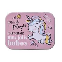 UNICORN MAGIE vaikų pleistrai su metaline dėžute