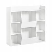 SoBuy vaikiška knygų ir žaislų lentyna, pastatoma, balta, KMB55-W
