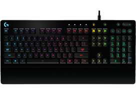 Logitech G213 PRODIGY Laidinė žaidimų klaviatūra, RGB Apšvietimas, USB, US, Juoda