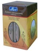 Cukrus piršteliais Alvo, rudas, 250 g, 50 vnt. x 5 g