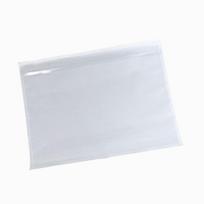 Priklijuojamosios įmautės siuntiniams C5 - 240mm x 165mm + 15mm., 1000vnt, skaidrios