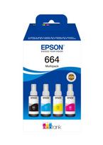 Epson 664 EcoTank (C13T664640) Rašalo papildymo buteliukai rašaliniams spausdintuvams, CMYK