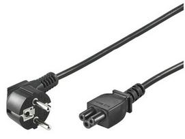 Goobay NK 114 S-180 Maitinimo kabelis CEE 7/7 (Type-F) to C5, 1.8 m, Juoda