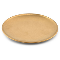 Lėkštė ANTIQUE GOLD 17 cm Metalinė