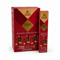 Aroma Trio Palo Santo White Sage Rose smilkalai x 12