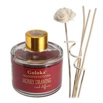 Goloka Manifestations Money Drawing namų kvapas su lazdelėmis ir kristalais, 100 ml