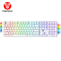 Fantech MAXFIT108 RGB laidinė mechaninė klaviatūra, Balta, Red Switch