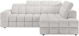 Kampinė sofa - lova Bronon Royal 01, balta sp., dešininė, 200 x 296 cm x 109 cm