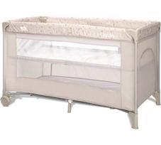 Maniežas-lovelė Lorelli Carina, Beige Stars, 125x67x75 cm