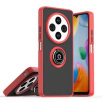 Šarvuotas matinio paviršiaus dėklas, skirtas Xiaomi Redmi 14C 4G Poco C75, su žiedu, magnetiniu laikikliu, stoveliu, atsparus smūgiams Coque Fundas Poco C75 geltona