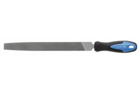 Hogert plokščias metalinis failas HT3B800, 200mm, 2 dantys, ergonomiška rankena, aukštos kokybės T12 lydinio plienas