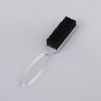 Plastic Handle Hairdressing Soft Hair Cleaning Brush Barber Neck Hair Comb Tools black