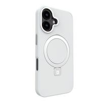 „Evelatus“ „Apple iPhone 16“ apsauginis dėklas „Magsafe“ ir stovas, matinės sidabrinės spalvos