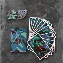 New 54 Pieces/Set 57X87Mm White Core Paper Poker Creative Gradient Deck Playing Cards Magic Tool Party Table Game gray