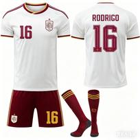 2026 Pasaulio taurės Ispanijos išvykos futbolo marškinėliai vaikams ir suaugusiems RODRGIO #16 XS